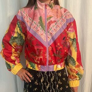 FARM tropical windbreaker jacket